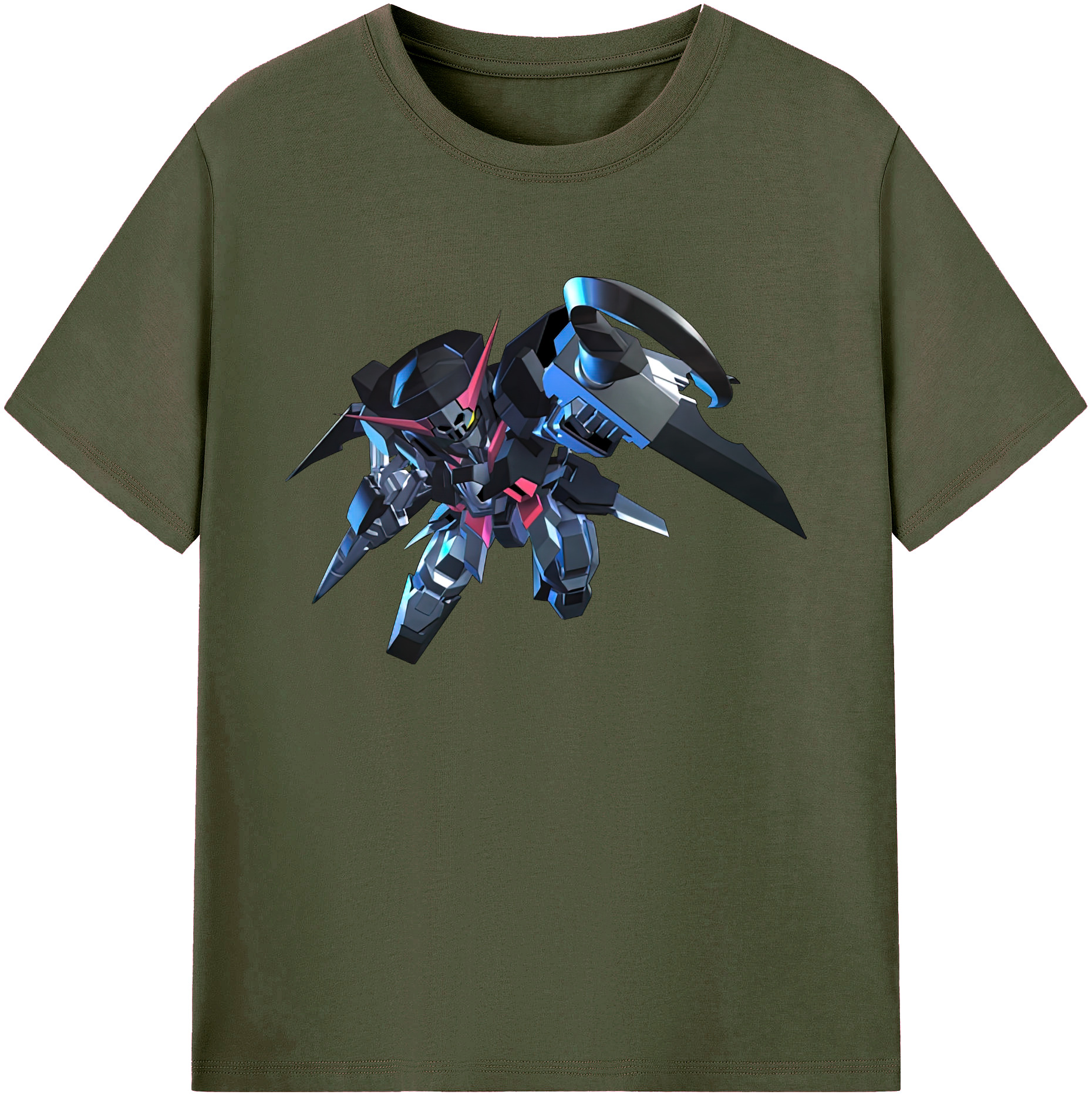 （画像用） 機動戦士ガンダム Mobile Suit Gundam 綿100％ メンズ半袖Tシャツ｜肌触りやわらか＆通気性